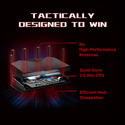 TP-Link Archer GE400 BE6500 Dual-Band Wi-Fi 7 Gaming Router (Свич салаалагч , Сүлжээний Төхөөрөмж) - 4