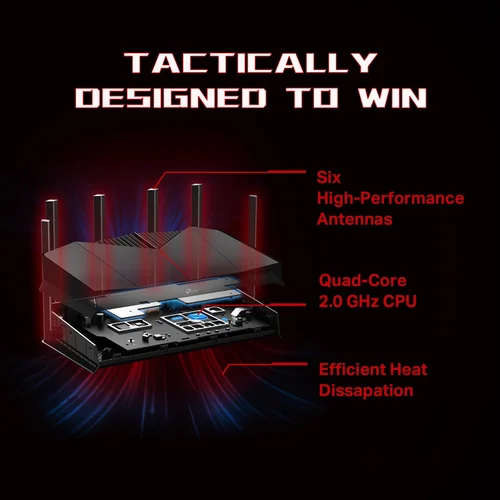 TP-Link Archer GE400 BE6500 Dual-Band Wi-Fi 7 Gaming Router (Свич салаалагч , Сүлжээний Төхөөрөмж) - 4