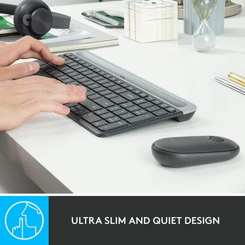 Logitech MK470 Slim Wireless Combo, Black - 5