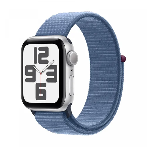 Apple Watch SE (2nd Gen) GPS 40mm Silver Aluminium Case with Blue Cloud Sport Loop /MXEE3/ - 1