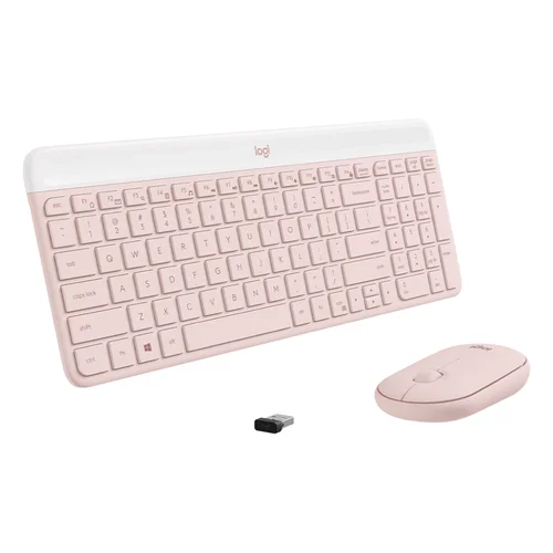 Logitech MK470 Slim Wireless Combo, Pink - 3
