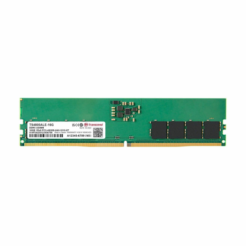Transcend DDR5 16GB 4800MHz UDIMM PC Memory /TS4800ALE-16G/