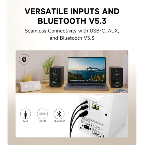 Edifier M60 Desktop 2.0 Multimedia Speaker, Black / Чанга яригч / - 4
