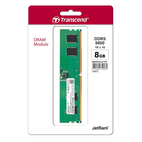 Transcend DDR5 8GB JetRam 5600MHz UDIMM PC Memory /JM5600ALG-8G/ - 2