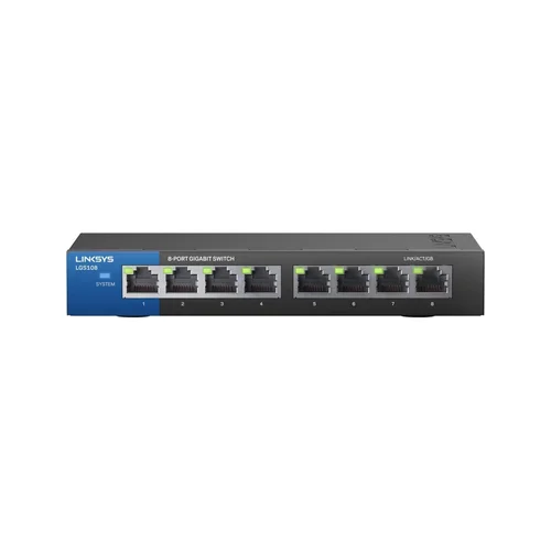 Linksys LGS108 8-Port Business Desktop Gigabit Switch / Свич салаалагч , Сүлжээний Төхөөрөмж / - 1