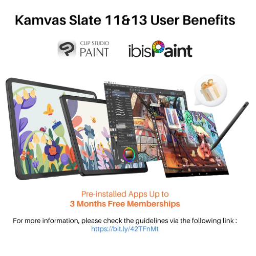 Huion Kamvas Slate 13 KT1201 Graphic Pen Display with li-battery / Зурдаг Таблет / - 3