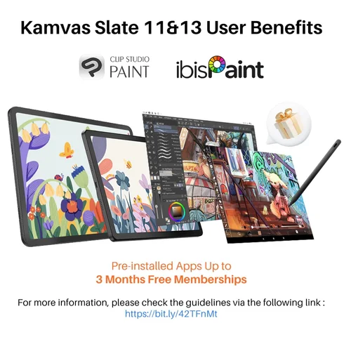 Huion Kamvas Slate 13 KT1201 Graphic Pen Display with li-battery / Зурдаг Таблет / - 3