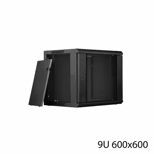 Toten 9unit W2.6609 wall mounted cabinet, 600*600*9U with glass / Сүлжээний rack cabinet /
