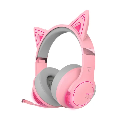 Edifier HECATE G5BT CAT Hi-Res Bluetooth Gaming Headset, Pink - 5