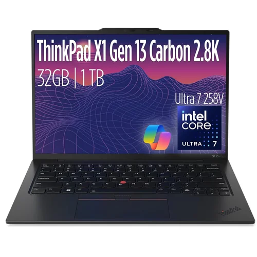 Lenovo ThinkPad X1 Carbon Gen13 CPU Ultra 7-258V, DDR5 32GB RAM, 1TB SSD, Iris Xe2 Graphics, 14-inch OLED Display / Зөөврийн Компьютер / - 1