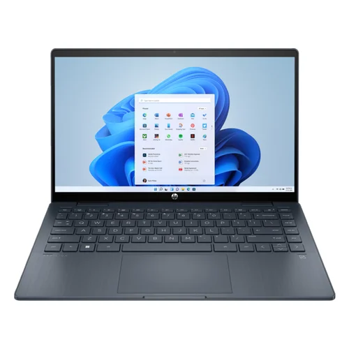 HP Pavilion X360 14-ek1121TU Intel Core i5-1335U, 8GB DDR4 3200MHz RAM, 512GB PCIe NVMe M.2 SSD, Intel Iris Xe Graphics, 14-inch IPS FHD, Multi Touch, Win11 Home, Space Blue - 1