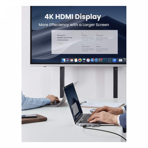 UGREEN 5-in-2 USB-C Hub for MacBook Pro & Air (60559) - 3