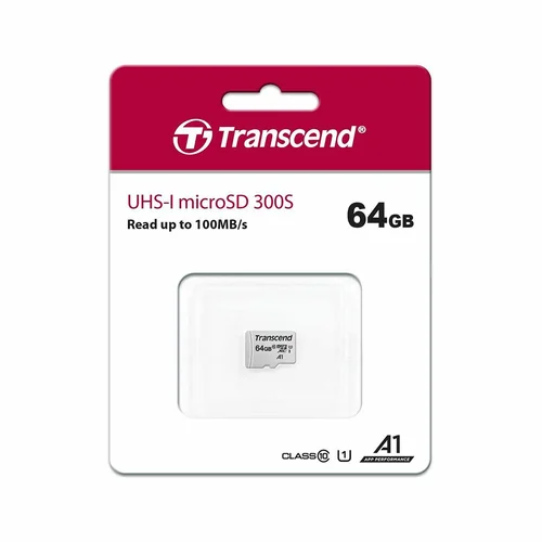 Transcend 64GB 300S UHS-I XC 95MB/s Micro SD Memory Card /TS64GUSD300S/ - 2