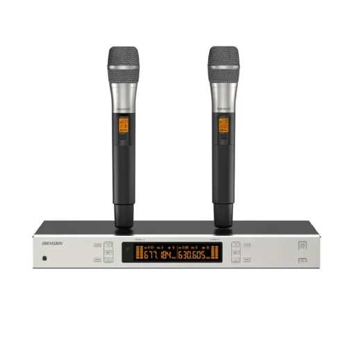 Hikvision Microphone System 2 Channel Handheld Mic DS-QAPMKHC2-2U / Зарлан Мэдээлэх /