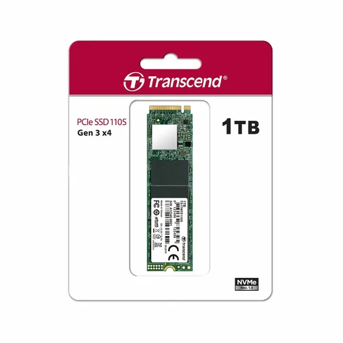 Transcend 1TB 110Q NVMe PCIe Gen3 M.2 2280 Internal SSD /TS1TMTE110Q/ - 3