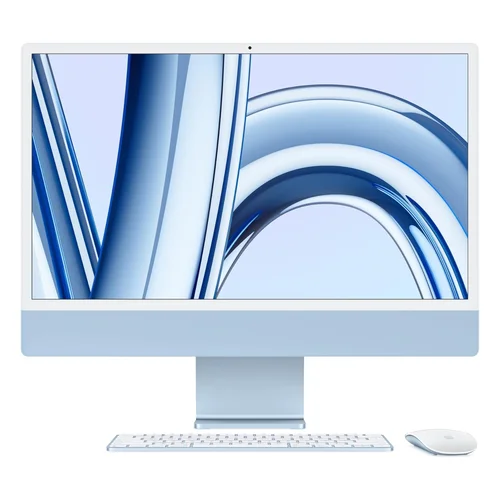 Apple iMac M3 Chip, 8-Core CPU, 10-Core GPU, 8GB RAM, 512GB SSD, 24-inch 4.5K Retina Display, Blue /MQRR3/ - 1