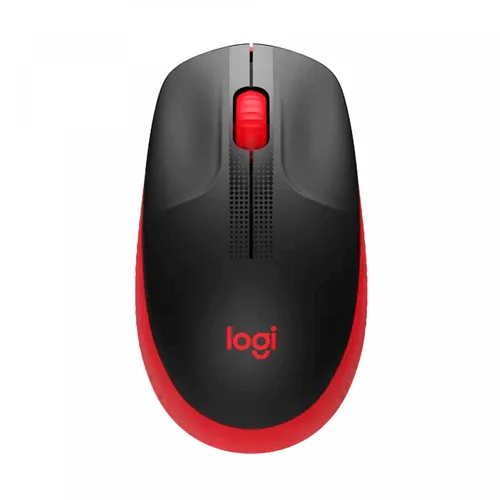Logitech M190 Full-Size Wireless Mouse, Red - 1