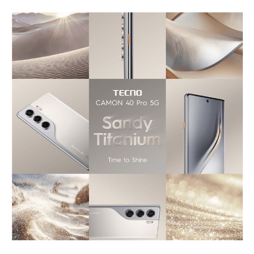 Tecno Camon 40 Pro 5G 12+256GB, Sandy Titanium - 2