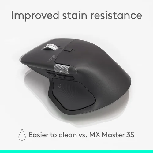 Logitech MX Master 4 Wireless Mouse Mouse, Graphite - 6