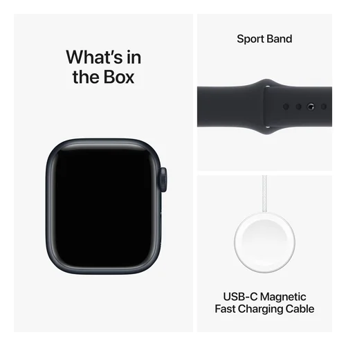 Apple Watch Series 9 GPS 45mm Midnight Aluminium Case With Midnight Sport Band (M/L) /MR9A3/ - 5