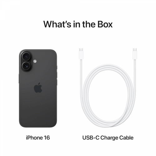 Apple iPhone 16 128GB, Black - 5