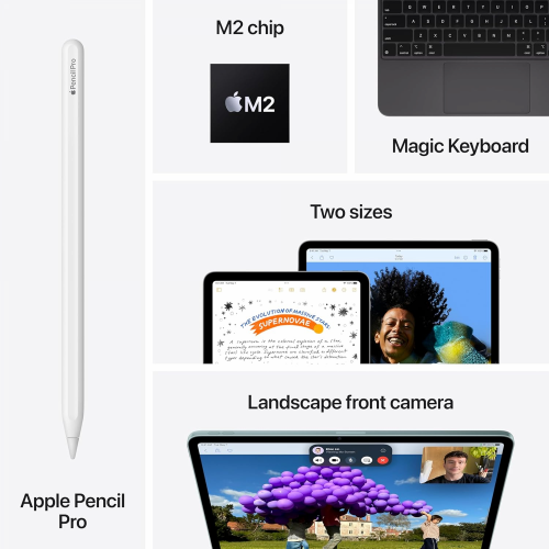 Apple iPad Air 13-inch (2024) M2-chip Wi-Fi 256GB Blue /MV2F3/ / Таблет / - 6