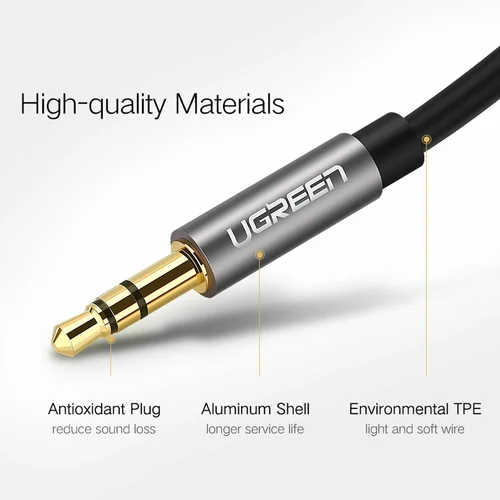 UGREEN 3.5mm Male to Male AUX Audio Cable 1.5m (10734) - 2
