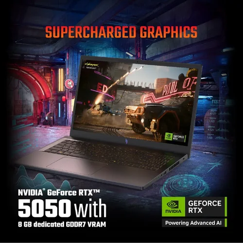 Acer Nitro V 15 ANV15-52-71D6 Intel Core i7-13620H, DDR4 16GB RAM, 512GB PCIe NVMe SSD, NV RTX5050 8GB, 15.6-inch 165Hz IPS FHD, Win11 Home, Black - 7