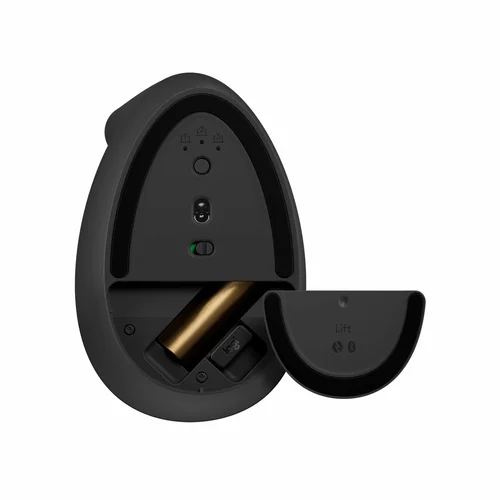 Logitech Lift Vertical Ergonomic Mouse, Black - 5