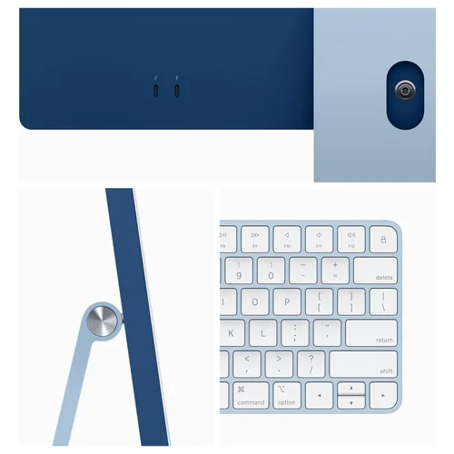 Apple iMac M3 Chip, 8-Core CPU, 10-Core GPU, 8GB RAM, 512GB SSD, 24-inch 4.5K Retina Display, Blue /MQRR3/ - 3