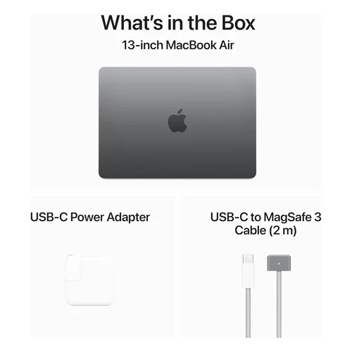 Apple MacBook Air 13.6" M3 Chip 8‑core CPU 8‑core GPU, 8GB RAM, 256GB SSD Space Gray  /MRXN3/ - 6