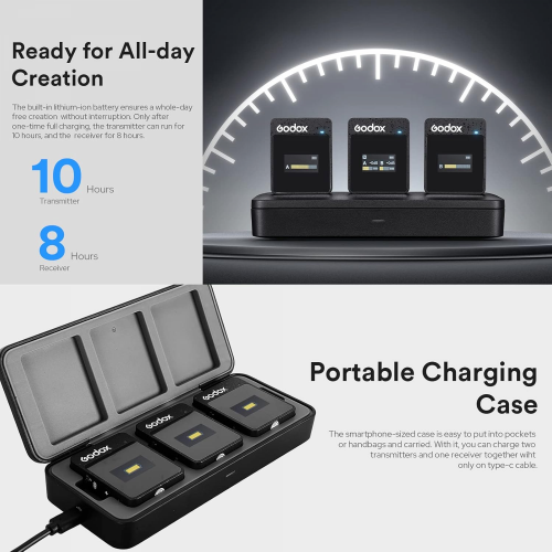 Godox MoveLink II M2 Wireless Lavalier Microphone System / Микрофон / - 2