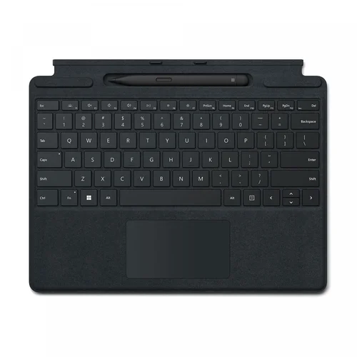 Microsoft Surface Pro 11 Keyboard Cover with Slim Pen, Black - 1