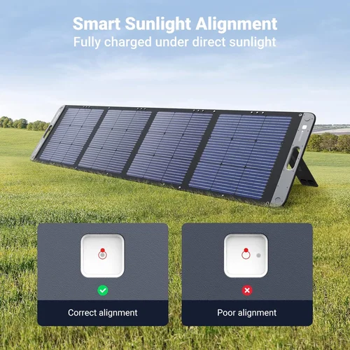 Ugreen 200W Foldable Solar Panel for Portable Powerstation (15114) - 3