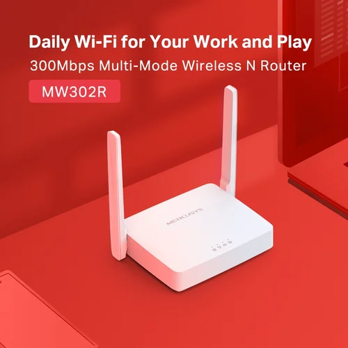 Mercusys MW302R 300Mbps Multi-Mode Wireless N Router / Свич салаалагч , Сүлжээний Төхөөрөмж / - 3