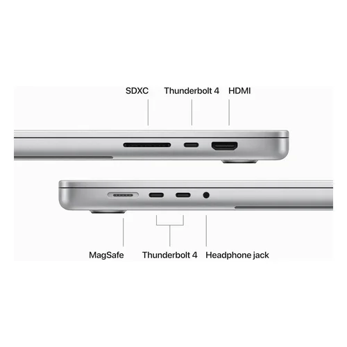 Apple MacBook Pro 16" M4 Pro Chip, 14-Core CPU, 20-Core GPU, 24GB RAM, 512GB SSD, Silver /MX2T3/ - 3