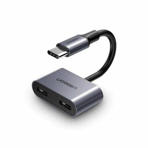 UGREEN USB-C to Dual USB-C Port Converter (60165) - 1