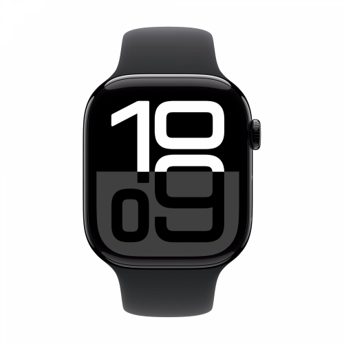 Apple Watch Series 10 GPS 46mm Jet Black Aluminium Case with Black Sport Band (S/M) /MWWP3/ - 2