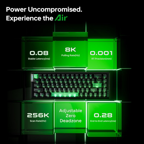 ATK RS6 Air RGB Hall Effect Magnetic Gaming Keyboard Black - 6