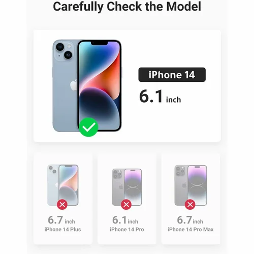 UGREEN Clear Magnetic Protective Case for iPhone 14 (90934) - 2