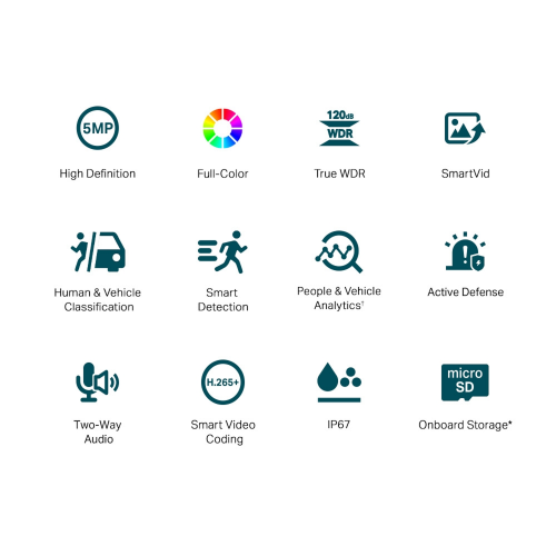 TP-Link VIGI C350 5MP Full-Color Bullet Network Camera / Гадаа Хяналтын Камер / - 2