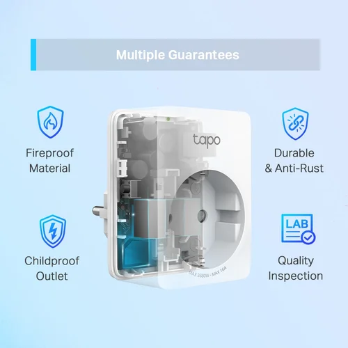 Tapo P110 Mini Smart Wi-Fi Socket, Energy Monitoring (1-pack) / Ухаалаг залгуур / - 3