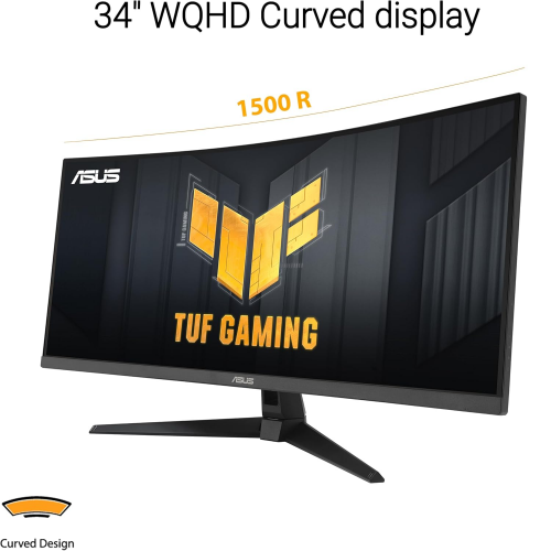 ASUS TUF Gaming VG34VQL3A 34-inch 180Hz Curved 2K Monitor - 2