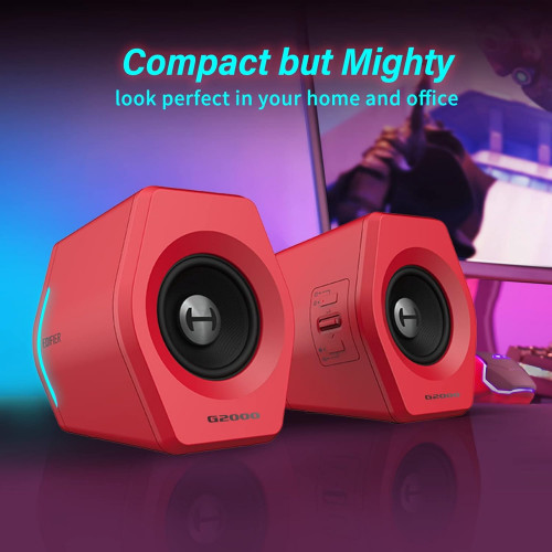 Edifier HECATE G2000 Bluetooth Gaming Speaker, Red / Чанга яригч / - 6