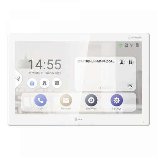 Hikvision Video Intercom 10.1-inch All-in-One Indoor Station DS-KH9510-WTE1 / Домофон Систем /