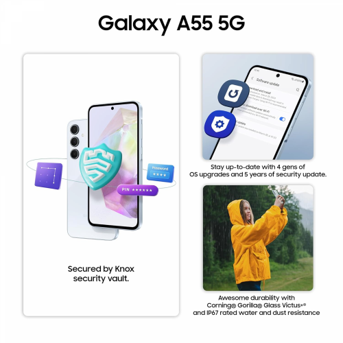 Samsung Galaxy A55 8GB+128GB, Ice Blue - 4