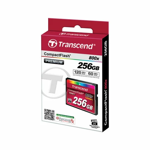Transcend 256GB 800x CompactFlash Memory Card UDMA /TS256GCF800/ - 2