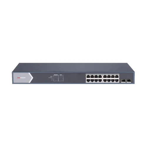 Hikvision 16-Port Gigabit Unmanaged PoE Switch DS-3E0518P-E/M / Свич салаалагч , Сүлжээний Төхөөрөмж / - 1