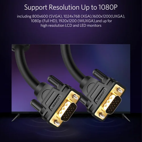 UGREEN VGA Male to Male 10m Cable (11633) - 2