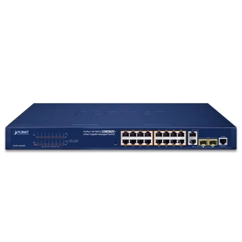 Planet FGSW-1816HPS 16-Port 10/100BASE-TX PoE+ Managed Switch / Свич салаалагч , Сүлжээний Төхөөрөмж / - 1